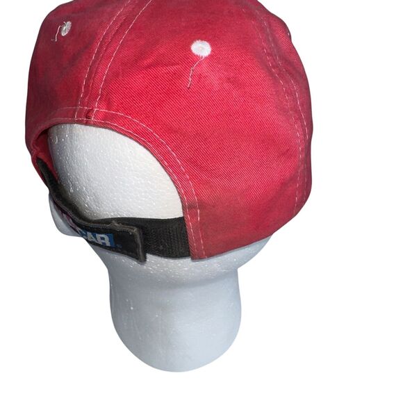 Anheuser Busch Nascar BUD Racing Hat Autographed Rick Rudd? Thrashed Y2K Nascar - Picture 8 of 16